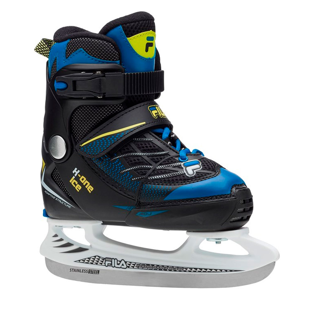 Fila  коньки X-One Ice (XL (38-41), blue lime)