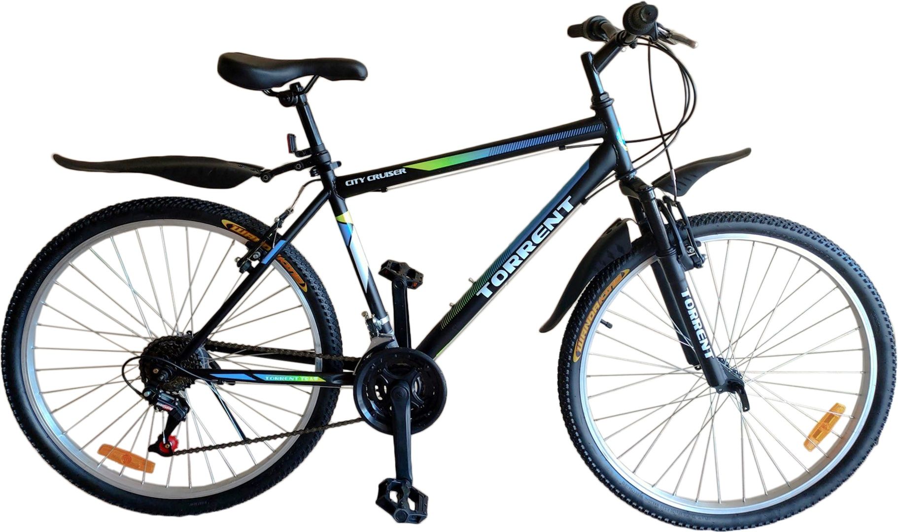 Купить Велосипед Torrent City Cruiser 26 2021 18 черный-голубой в  онлайн-маркете Airba.kz
