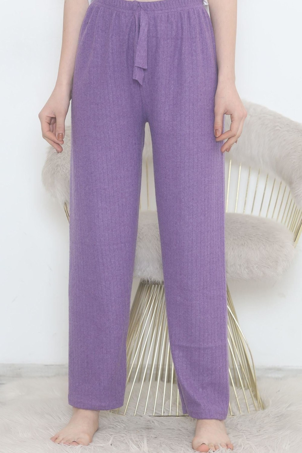 Пижамные брюки Civetta фиолетовые - 11845.1048.