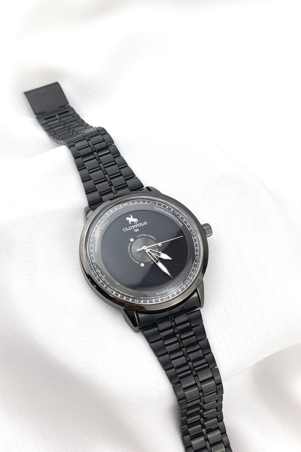 Аксессуары ÇLK Мужские черные часы с круглым циферблатом TRSAAT10246 SAATX31253X