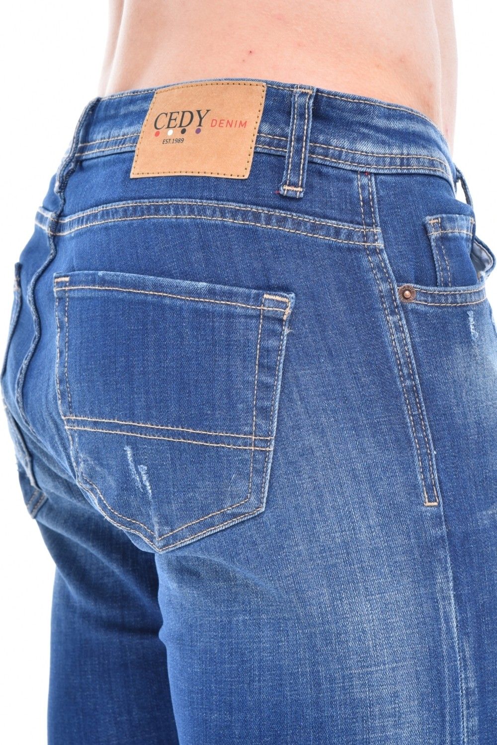 Купить Мужские белые джинсовые шорты Cedy Denim, облегающие джинсовые ...