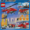 Конструктор LEGO CITY Спасательный пожарный вертолёт 60281