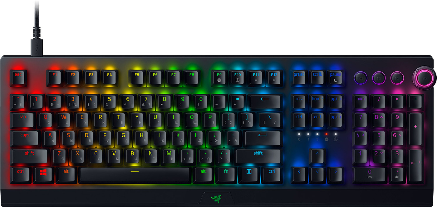 Игровая клавиатура Razer BlackWidow V3 Pro, Green Switch Черный