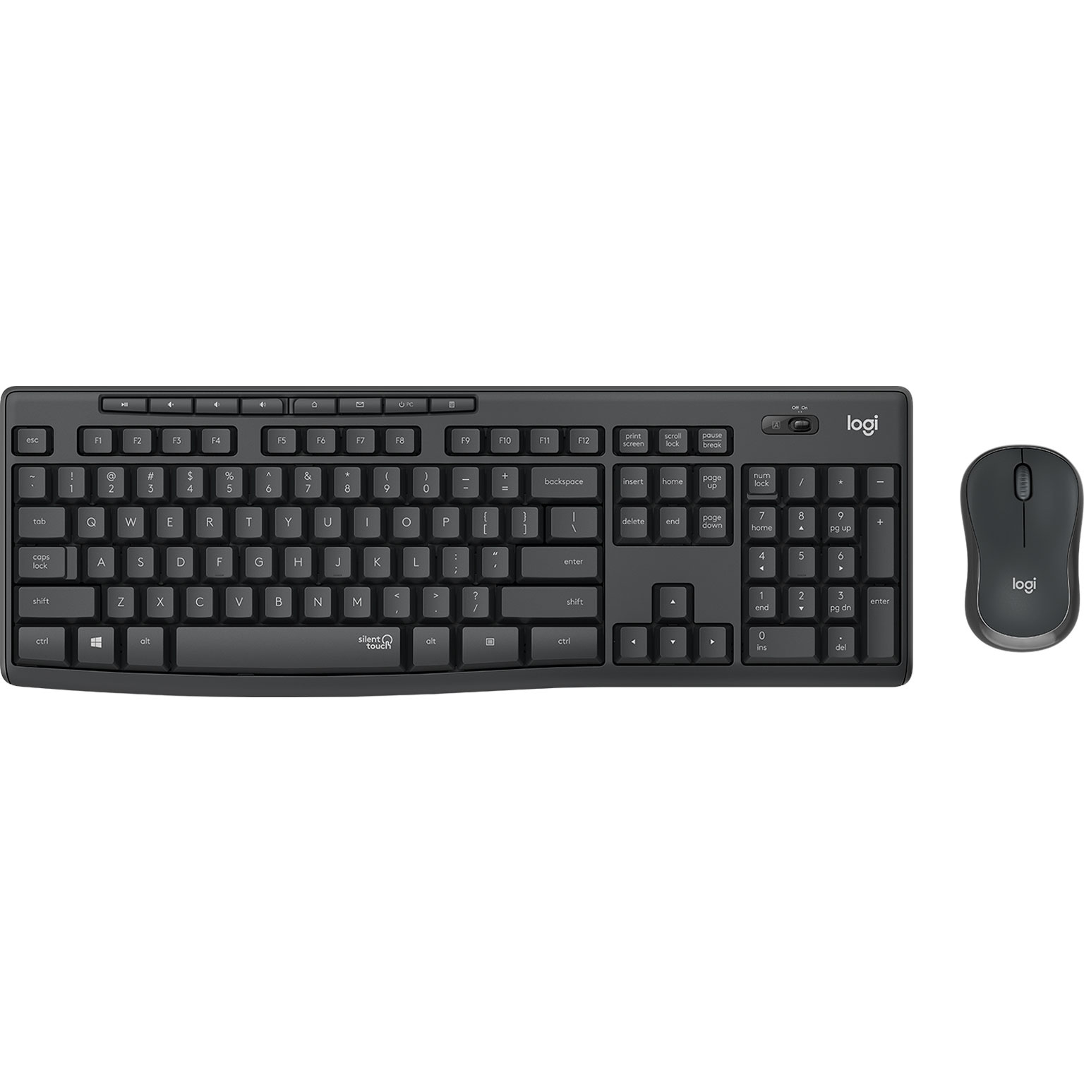Клавиатура + Мышка беспроводные USB Logitech MK295 (920-009807)