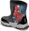 Детские ботинки Spiderman Alban P Snow черного цвета