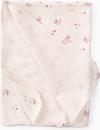 Одеяло-пеленка для младенцев Boumini 80х80 см из 100% хлопка однослойное розовое Мискин