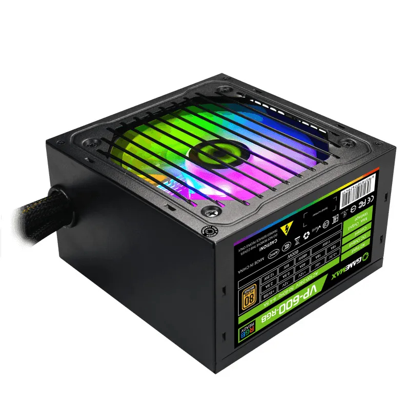 Блок питания 600W GameMax VP-600-M-RGB ATX 20+4pin, 4+4pin (VP-600-M-RGB)