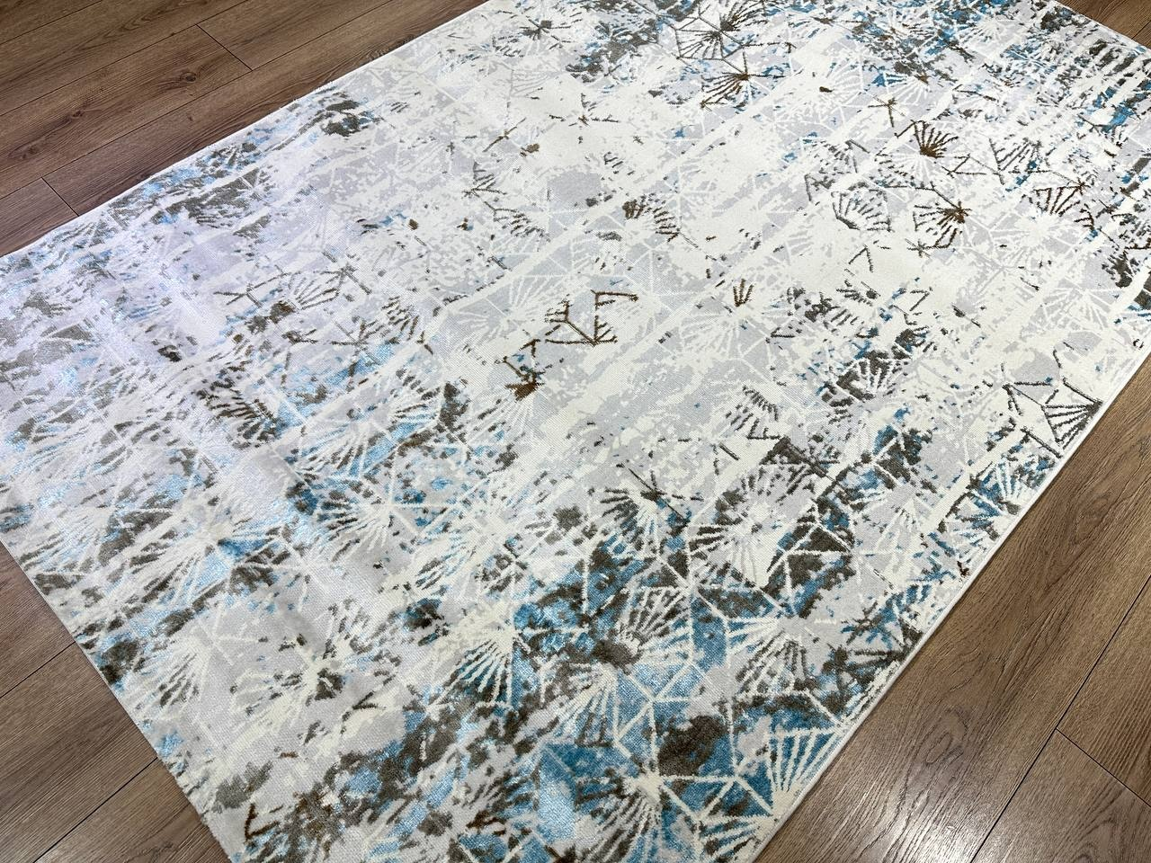 Bal Tekstil ковер 150x230 см, F421A beyaz gray modis Filiz