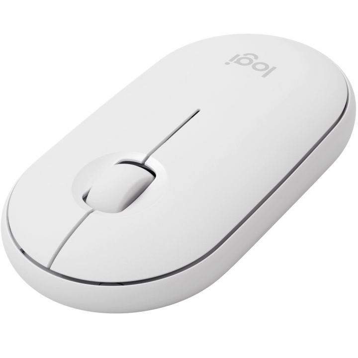Мышка беспроводная USB/BT Logitech Pebble M350 Белый