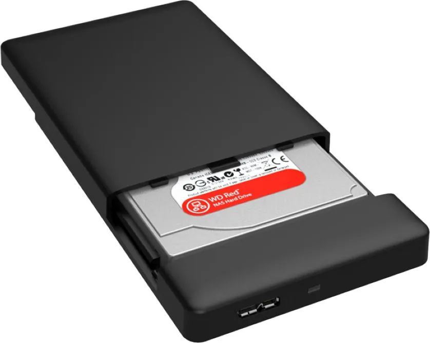 Внешний бокс ORICO для 2.5" HDD/SSD USB 3.0 Black (2588US3-V1-BK-EP)