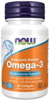 NOW Omega-3, 30 капс.
