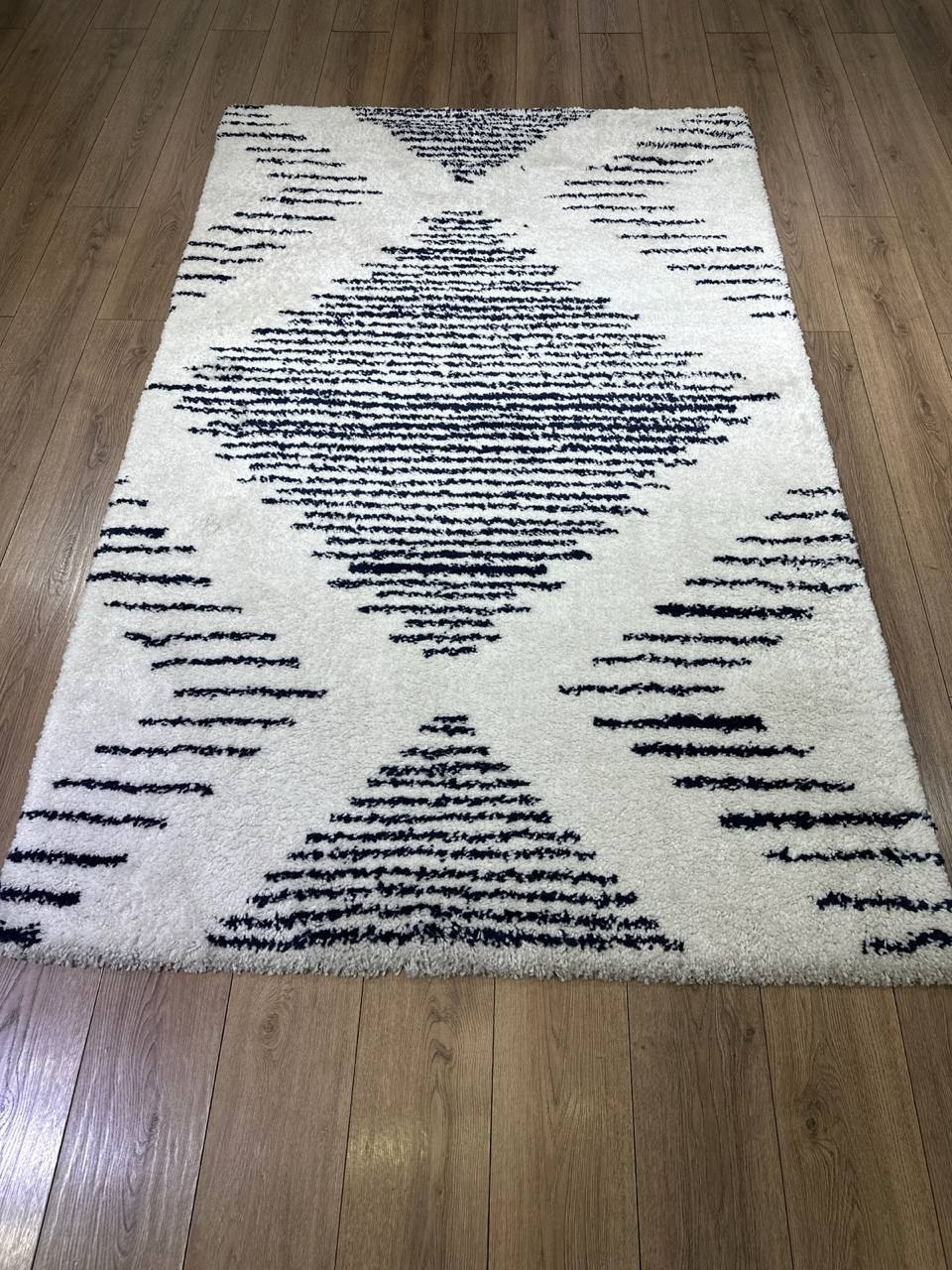 Milat Hali ковер 150x230 см, Brand Shaggy G914C Cream Navy