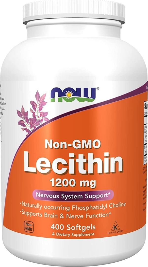 NOW Lecithin 1200 mg, 400 капс.
